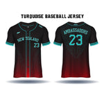 NZA XV - Turquoise Baseball Jersey