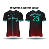 NZA XV - Turquoise Baseball Jersey