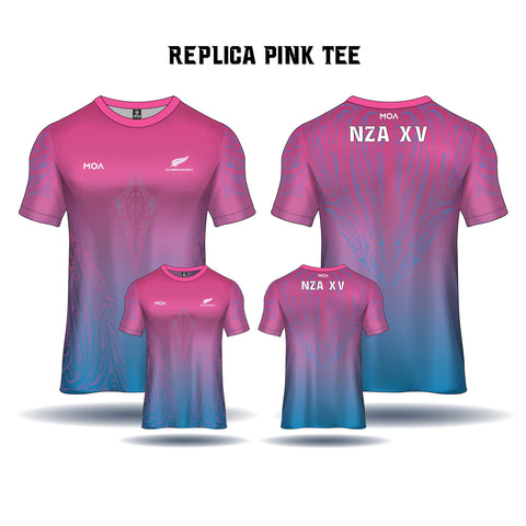 NZA XV - Pink Replica Tee