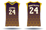 MAMBA MENTALITY Basketball Jersey (Purple/Gold)